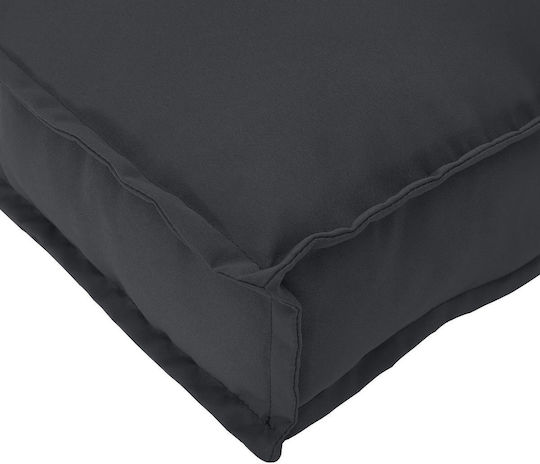 vidaXL Sitzbank-Kissen Schwarz 2Stück 40x40cm