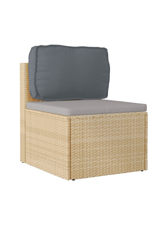 vidaXL Waterproof Bench Cushion for Pallet with Backrest Anthracite 40x70cm