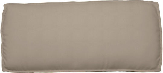 vidaXL Waterproof Garden Chair Cushion with Backrest Brown 50x120cm