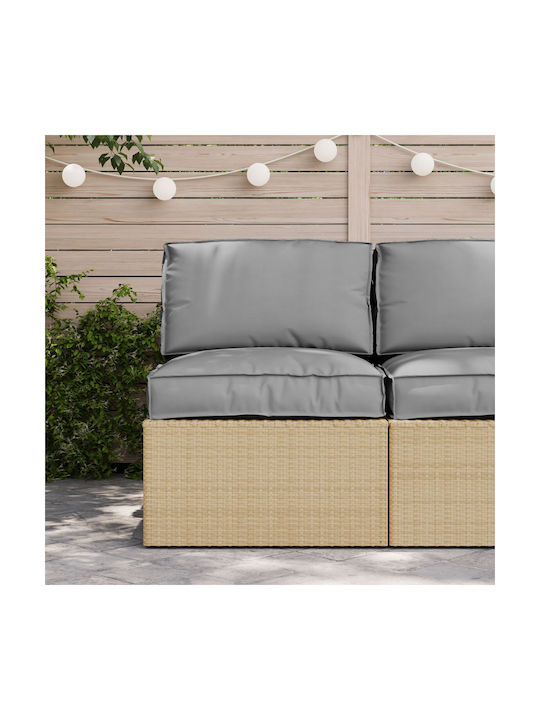 vidaXL Waterproof Bench Cushion for Palette Gray 80x80cm