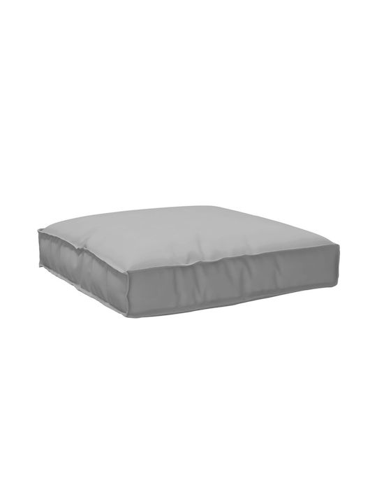 vidaXL Waterproof Bench Cushion for Palette Gray 80x80cm