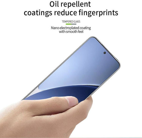 Xiaomi 15 Pro Mofi 9h 3d Hot Bending Tempered Glass Film Black