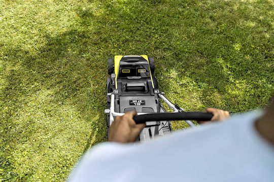 Karcher Lmo 418 Dual Μηχανή Γκαζόν Μπαταρίας 18V Solo