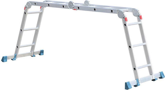 Bormann Pro BHL5070 Multipurpose Ladder 4x5 with Maximum Height 5.61m