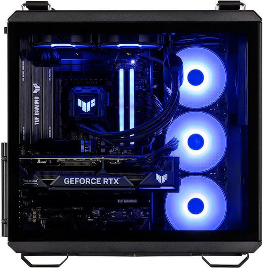 Actina Гейминг Настолен Компютър Ryzen 9-9900X 32GB DDR5 2TB SSD GeForce RTX 5090 Без Операционна Система