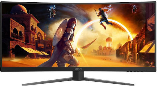 AOC CU34G4Z Ultrawide VA HDR Curved Monitor 34" QHD 3440x1440 240Hz with Response Time 0.5ms GTG