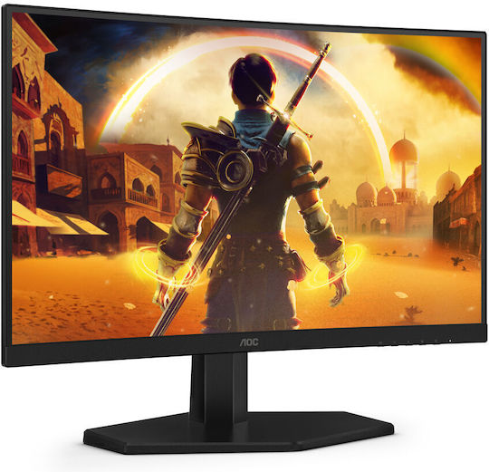 AOC C24G42E VA HDR Curved Monitor 23.6" FHD 1920x1080 180Hz with Response Time 1ms GTG
