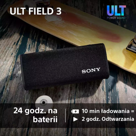 Sony ULT FIELD 3 Αδιάβροχο Ηχείο Bluetooth 27W με Διάρκεια Μπαταρίας έως 24 ώρες Λευκό