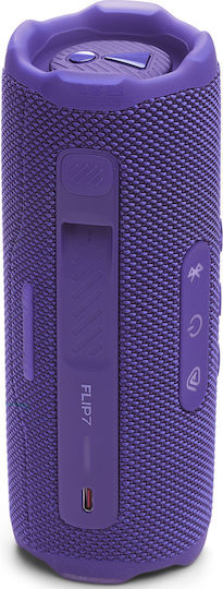 JBL Flip 7 Αδιάβροχο Ηχείο Bluetooth 35W με Διάρκεια Μπαταρίας έως 16 ώρες Μωβ