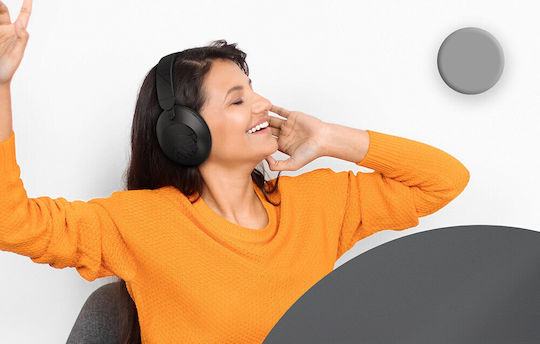 PowerLocus MoonFly ANC Wireless / Wired Over Ear Headphones with 70 hours Playing Time Black