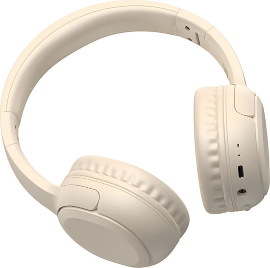 Usams YG23 Kabellose Bluetooth Am Ohr Kopfhörer mit 40 Stunden Wiedergabezeit Beige