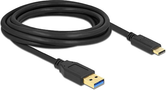 DeLock DeLock USB Typ-C Kabel USB 3.2 männlich - USB-A Schwarz 2m 84004