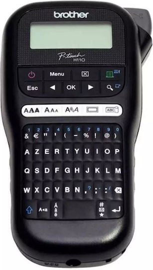 Brother Pt-h110 Ετικετογράφος Χειρός σε Μαύρο Χρώμα