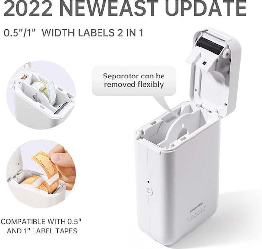 Niimbot Electronic Portable Label Maker with Bluetooth White
