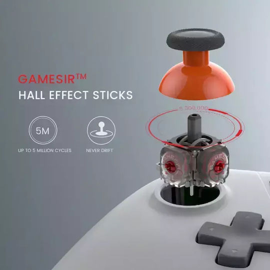 Gamesir Nova Lite Безжичен Геймпад с Хол Ефект Стикове за Android / PC / Switch / iOS Светлосин