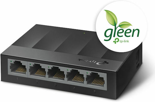 TP-LINK LS1005G v1 Unverwaltet L2 Switch mit 5 Ports Gigabit (1Gbps) Ethernet