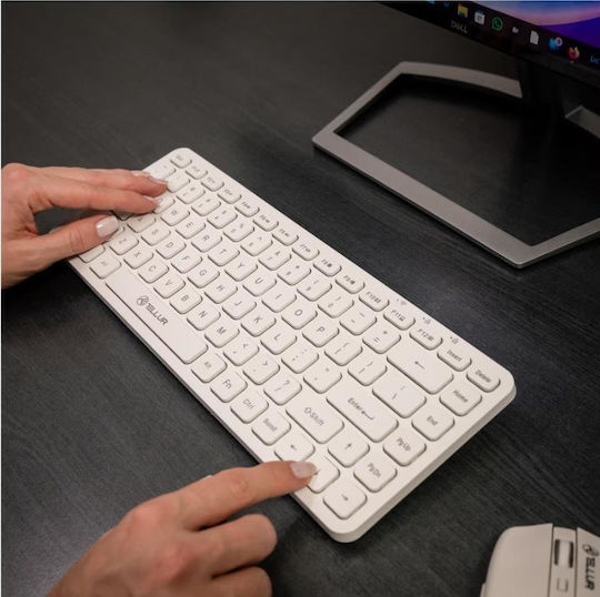 Tellur TLL491241 Wireless Keyboard Only for Tablet English US White
