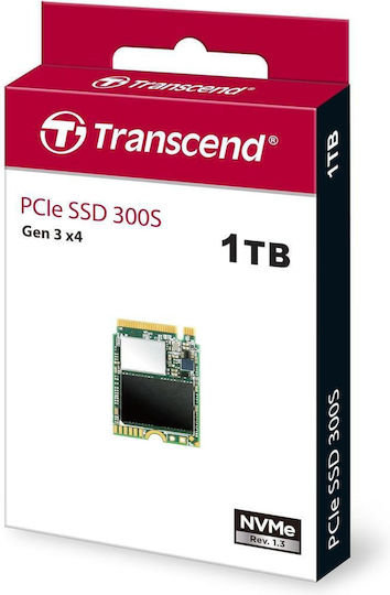 Transcend MTE300S SSD 1TB M.2 Type with PCI Express 3.0 Connection TS1TMTE300S