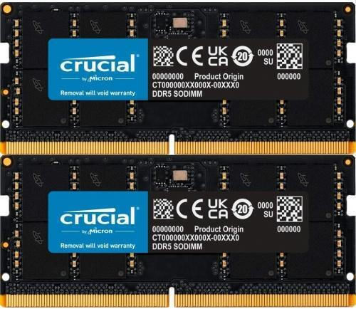 Crucial 64GB DDR5 RAM cu 2 module (2x32GB) și Viteză 4800 pentru