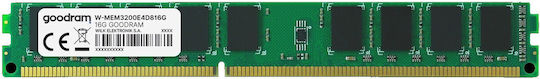 GoodRAM DDR4 Arbeitsspeicher mit Module 1x16GB und Geschwindigkeit 3200 für Server