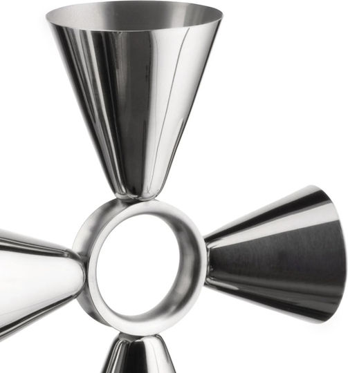 Alessi Μονή Μεζούρα Ποτών με Χωρητικότητα 15/60ml Silver