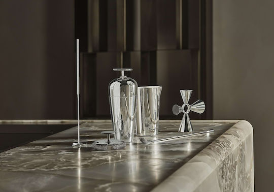 Alessi Μονή Μεζούρα Ποτών με Χωρητικότητα 15/60ml Silver