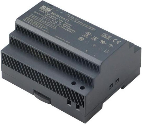 Mean Well HDR150-24 DIN Rail Power Supply 6.25A/24V/150W