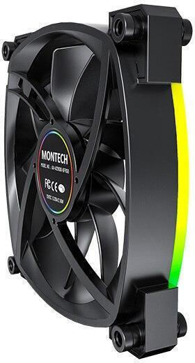 Montech AX120 Case Fan (1600rpm / 59cfm) με ARGB Φωτισμό και Σύνδεση 3-Pin / 4-Pin PWM