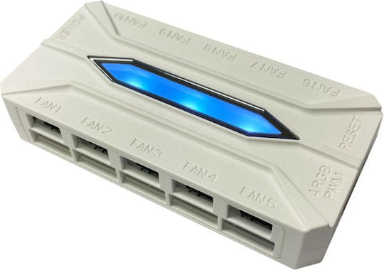 LC-Power Lc-cf-120-argb-kit-w Case Fan 120mm with ARGB Lighting and Connection 6-Pin 3pcs White