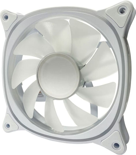 LC-Power Lc-cf-120-argb-kit-w Case Fan 120mm with ARGB Lighting and Connection 6-Pin 3pcs White