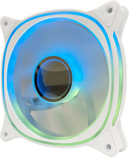 LC-Power Lc-cf-120-argb-kit-w Case Fan 120mm with ARGB Lighting and Connection 6-Pin 3pcs White