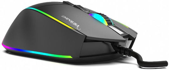 Inca IMG-GT16 RGB Gaming Ποντίκι 6400 DPI Μαύρο