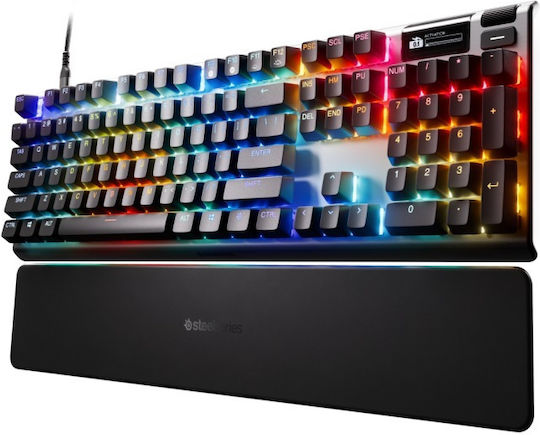 SteelSeries Apex Pro Gen 3 Gaming Μηχανικό Πληκτρολόγιο με SteelSeries OmniPoint διακόπτες και RGB φωτισμό (Αγγλικό US)