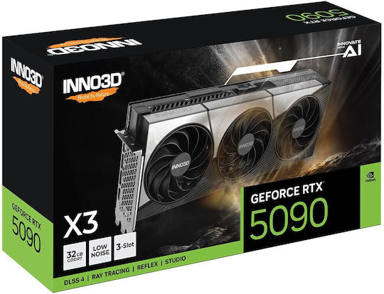 Inno 3D GeForce RTX 5090 32GB GDDR7 X3 Κάρτα Γραφικών