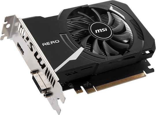 MSI GeForce GT 1030 4GB GDDR4 AERO ITX 4GD4 OC Κάρτα Γραφικών