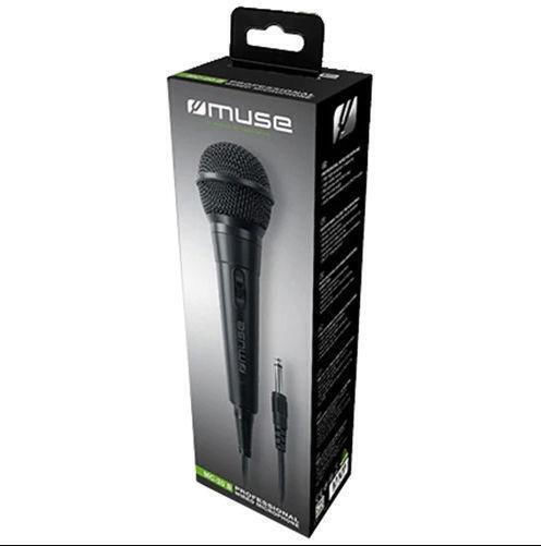 Muse Μικρόφωνο Karaoke Ενσύρματo MC-20B MC-20B Μαύρο