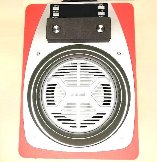 Andowl Andowl Karaoke Speaker with Wireless Microphone and Lighting Effects Q-yx606 Q-YX606 Red