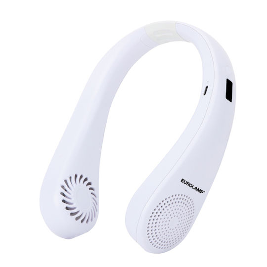Eurolamp USB Bladeless Neck Fan 5W White 300-20541