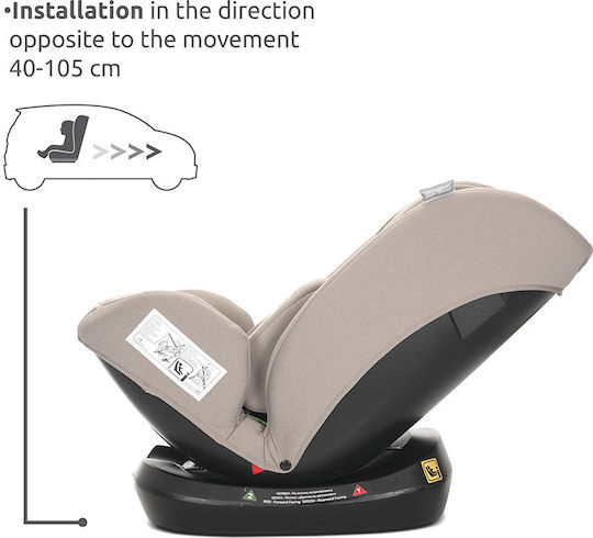 Lorelli Voyager Baby Car Seat i-Size Gray 0-36 kg