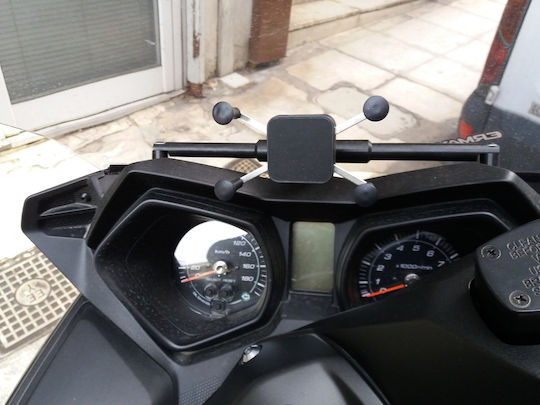 Μπαράκι Στήριξης Smartphone / Gps Για Yamaha X-max 250 2014-2016 / X-max 400 2012-2016