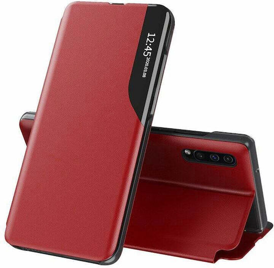 Techsuit Husa pentru Umschlag Rückseite Kunststoff / Leder Magnetisch Rot (Galaxy A30s)
