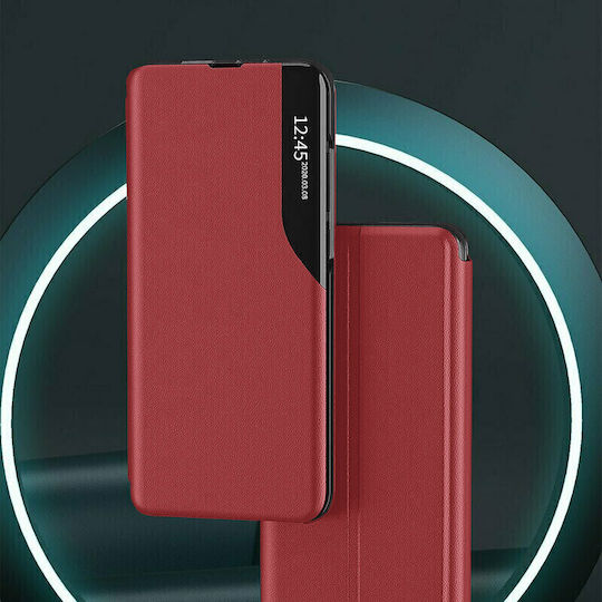 Techsuit Husa pentru Umschlag Rückseite Kunststoff / Leder Magnetisch Rot (Galaxy A30s)
