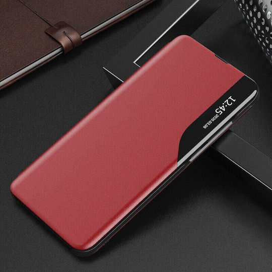 Techsuit Husa pentru Umschlag Rückseite Kunststoff / Leder Magnetisch Rot (Galaxy A30s)