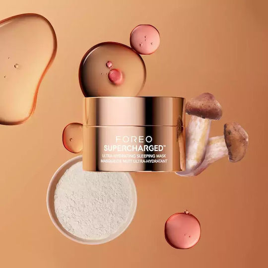Foreo Supercharged Μάσκα Ομορφιάς Προσώπου Νύχτας για Ενυδάτωση 75ml