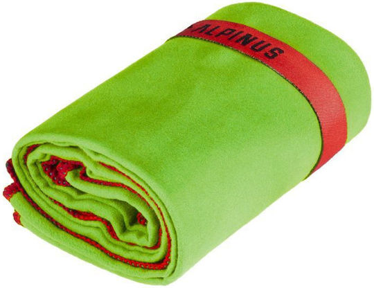 Alpinus Πετσέτα Microfiber Προσώπου Πράσινη 100x50εκ.