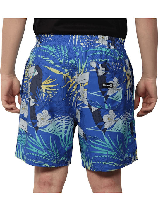 Hurley Men's Swimwear Shorts Blue With Patterns MBS0011510-H4022