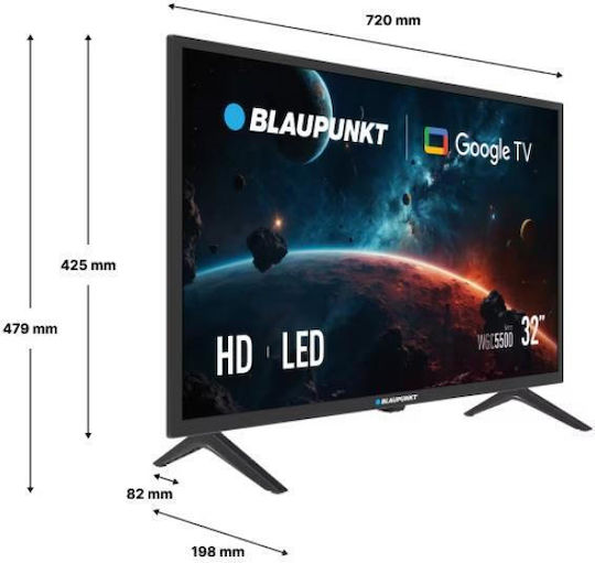 Blaupunkt Смарт Телевизор 32" Direct LED 32WGC5500S (2025)