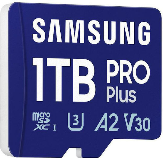 Samsung Pro Plus 2023 microSDXC 1TB U3 V30 A2 UHS-I 180MB/s με USB Reader