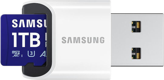 Samsung Pro Plus 2023 microSDXC 1TB U3 V30 A2 UHS-I 180MB/s με USB Reader