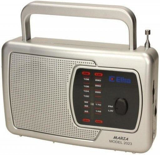 Eltra Maria Portable Radio Electric / Battery Silver